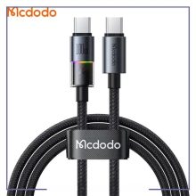 کابل شارژ دو سر تایپ سی 1.2 متر 100 وات مک دودو Mcdodo Colorful Lights Type-C To Type-C Cable CA-8200